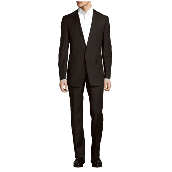 Calvin Klein Other - VTG Calvin Klein 2 Piece Suit Mens 48R 38x32 Blazer Pants Pinstripe Wool Formal